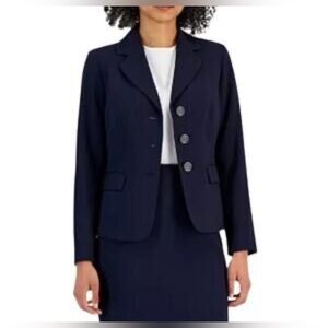 Essentials Classic Blue Blazer size 12P‎